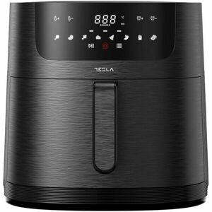 Friteuza aer cald Tesla AF800B, 8 L, 1800W, Panou digital, 8 programe, Negru imagine