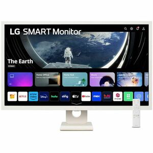 Monitor LED LG Smart 32SR50F-W 32 inch FHD IPS 8 ms 60 Hz FreeSync imagine