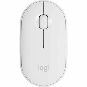 Mouse wireless Logitech Pebble M350, Alb imagine