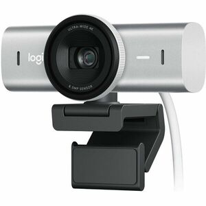 Camera Web Logitech MX Brio, 4K/30fps, Ultra HD, Advanced Autofocus, Privacy Shutter, Pale Grey imagine