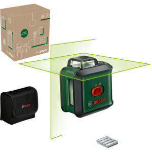 Nivela cu laser Bosch UniversalLevel 360 Basic 0603663EZ0, proiecteaza o linie orizontala 360° si verticale la 120°, cu autonivelare, domeniu masurare 24 m, precizie 0.4 mm/m, interval lucru +/- 4 grade, 1/4 filet stativ imagine