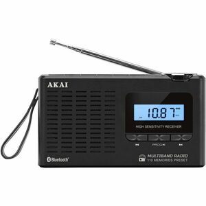 Radio portabil Akai APR-600, AM/FM, Bluetooth, Negru imagine