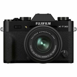 Aparat foto Mirroless Fujifilm X-T30 II, 26 MP, 4K, Negru + Obiectiv XF 15-45mm imagine