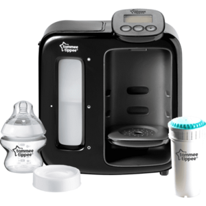 Aparat pentru pregatirea laptelui praf Tommee Tippee Closer to Nature Perfect Prep Machine cu display, Negru imagine