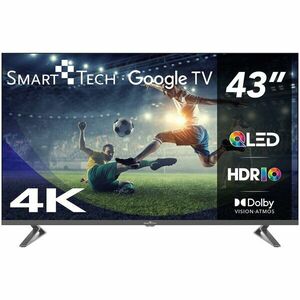 Televizor SmartTech QLED 43QG03H, 108 cm, Google TV, 4K Ultra HD, Clasa F (Model 2024) imagine