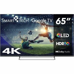 Televizor SmartTech QLED 65QG02V, 164 cm, Google TV, 4K Ultra HD, Clasa F (Model 2024) imagine