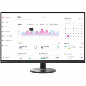 Monitor LED Lenovo D32-45 31.5 inch FHD VA 4 ms 60 Hz imagine