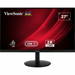 Monitor LED ViewSonic VG2709-2K-MHDU-2 27 inch QHD IPS 4 ms 100 Hz HDR USB-C imagine