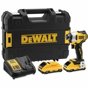 Masina compacta de insurubat cu impact pe acumulator DeWalt DCF809L2T, 18 V, 3200 RPM, 170 Nm, 2 acumulatori, incarcator imagine