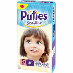 Scutece Pufies Sensitive 5 junior, Maxi Pack, 48 buc imagine