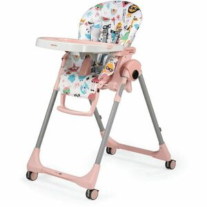 Scaun de masa 2in1 Peg Perego Prima Pappa Zero Follow Me, 0-15 Kg, Super Girl, Multicolor imagine