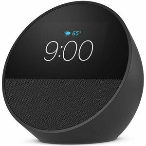 Boxa inteligenta Amazon Echo Spot 2024, Display 2.83, Wi-Fi, Bluetooth, Negru imagine