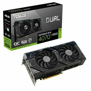 Placa video ASUS DUAL GeForce RTX™ 4070 Ti SUPER OC Edition, 16GB GDDR6X, 256-bit imagine