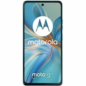 Telefon Motorola Moto g75, 256GB, 8GB RAM, 5G, Aqua Blue imagine