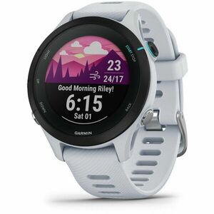 Smartwatch Garmin Forerunner 255S Music, Whitestone imagine