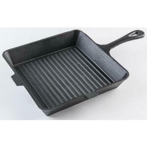 Tigaie grill Vanora VN-FM-CR001, 25 x 4.7 cm (Negru) imagine