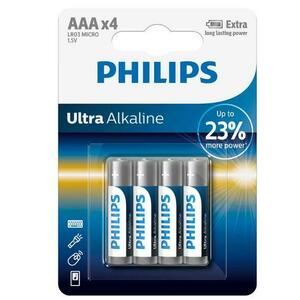 Baterii Philips Ultra Alkaline AAA, 4 buc imagine