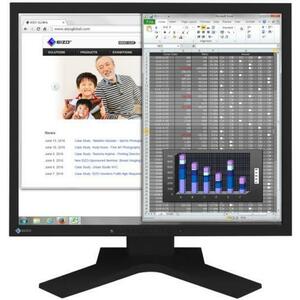 Monitor IPS LED EIZO 19inch S1934H-BK, 1280 x 1024, VGA, DVI, DisplayPort, Boxe, 14 ms (Negru) imagine