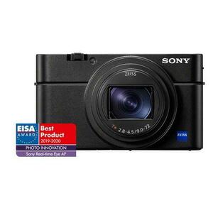 Aparat Foto Digital Sony Cyber-Shot DSC-RX100VII, 20.2MP, 4K HDR, Senzor Exmor RS BSI CMOS 1.0inch, Ecran 3inch, Obiectiv ZEISS 24-200mm, Wi-Fi, NFC (Negru) imagine