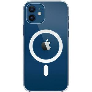 Protectie Spate Apple MHLM3ZM/A pentru Apple iPhone 12, iPhone 12 Pro, Silicon (Transparent) imagine