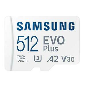 Card memorie Samsung MB-MC512KA/EU EVO Plus (2021), Micro-SDXC, 512GB, UHS-I + Adaptor SD imagine