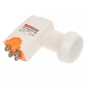 Receptor semnal antena SAT Digital Quad LNB, 0.1db, HDTV ready, 4 iesiri - URZ0510 imagine