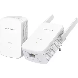 Kit Adaptor Powerline Mercusys MP510 KIT, AV1000 Gigabit, 2 antene Wi-Fi imagine