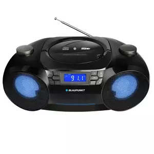 Radio portabil Boombox Blaupunkt BB31LED, Bluetooth, FM, MP3, AUX, USB, Ceas cu alarma imagine