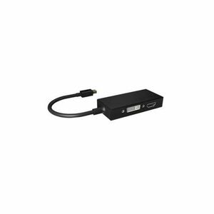 Adaptor , RaidSonic , IcyBox mini DisplayPort -> HDMI/DVI D/VGA 3 in 1, negru imagine