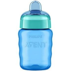 Cana cu tetina de formare Philips-AVENT, 260ml, 9luni+, Albastru imagine