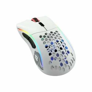 Mouse Wireless Gaming Glorious PC Gaming Race Model D, USB, 19000 dpi, iluminare RGB (Alb) imagine