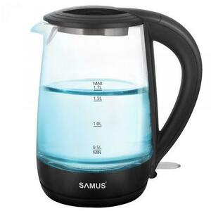 Fierbator de apa Samus AQUABELLE, 2200 W, 1.7 L, Oprire automata (Negru) imagine