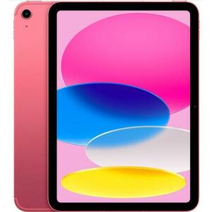 Tableta Apple iPad 10 Cellular (2022), Procesor A14 Bionic Hexa-Core, IPS LED Capacitive touchscreen 10.9inch, 64GB Flash, Camera 12MP, Wi-Fi, Bluetooth, 5G, iPadOS (Roz) imagine