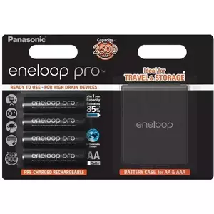 Acumulatori Panasonic Eneloop Pro AA, 2500mAh, 4 buc imagine