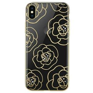 Protectie Spate Devia Camellia DVCCIP58GD pentru iPhone X (Auriu) imagine