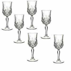 Set 6 pahare cu picior pentru apa Rcr Crystal, Opera imagine