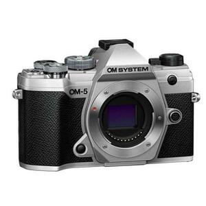 Aparat Foto Mirrorless Olympus OM SYSTEM OM-5 body, 20.4 Mpx, Filmare 4K (Argintiu) imagine