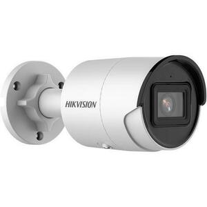 Camera de supraveghere Hikvision DS-2CD2086G2-IU2C, 2.8mm, 8MP, PoE (Alb/Negru) imagine