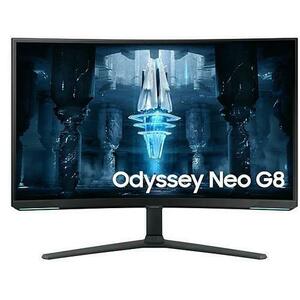 Monitor Gaming VA Mini-LED Samsung Odyssey Neo 32inch G8, Ultra HD (3840 x 2160), HDMI, DisplayPort, AMD FreeSync Premium Pro, Ecran Curbat, Pivot, 240Hz, 1 ms (Negru) imagine