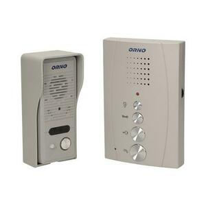 Interfon pentru o familie ELUVIO ORNO OR-DOM-RE-914/G, control automat al portilor, ultra-slim, gri imagine