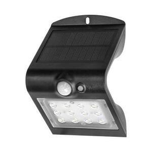 Lampa solara ADVITI Siloe AD-SL-6083BLR4, 1.5 W, senzor de miscare, unghi de detectie 120°, 190lm, IP65, 4000K, 1200mAh, Negru imagine