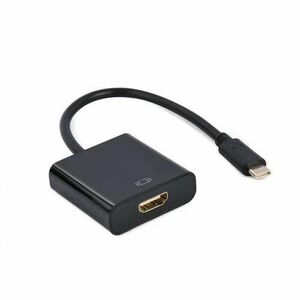 Gembird A-CM-HDMIF-04 Cablu adaptor USB Type-C la HDMI 4K60Hz Negru imagine