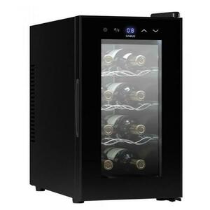 Vitrina de vinuri Samus SRV25CR8, 21 L, Capacitate 8 sticle, Clasa E (Negru) imagine