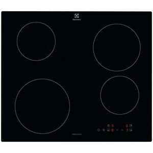 Plita incorporabila Electrolux LIB60424CK, Inductie, 4 zone de gatit, Control Touch, Booster, Blocare de siguranta pentru copii, 60 cm (Negru) imagine