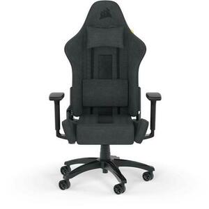 Scaun Gaming Corsair TC100 RELAXED, Textil, Tetiera, Gri/Negru imagine