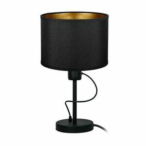 Lampa de noptiera ADVITI KYLO 1P AD-LD-6456BE27T, E27, 1 x 60W, Negru/Auriu imagine