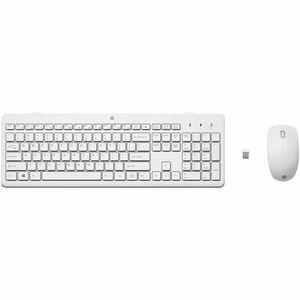 Kit Tastatura si Mouse HP 230 Wireless (Alb) imagine