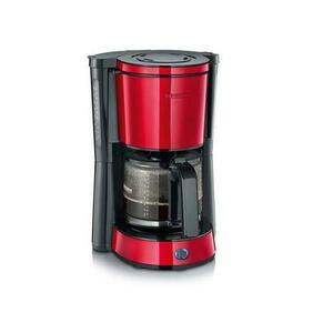 Cafetiera Severin KA 4817, putere 1000 W, vas sticla 1, 4 l, 10 cesti (Rosu) imagine