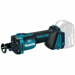 Masina de decupat pe acumulator Makita DCO181Z, 18 V, 3/6/6.35 mm portscula, 2, 5 m/s² vibratii, 32.000 RPM, fara acumulator/incarcator imagine