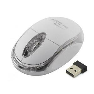 Mouse Wireless Condor Esperanza, 3D, 2.4GHz (Alb) imagine